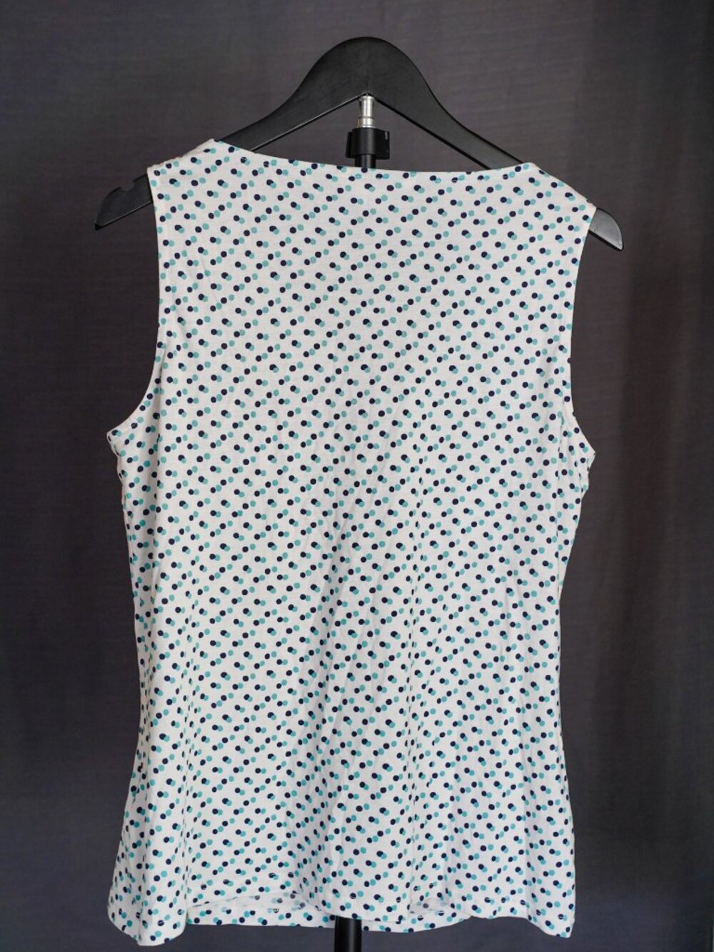 *SOLD* Boden Women's Polka Dot Cowl Neck Sleeveless Tank Top Size 10 - Picture 10 of 10